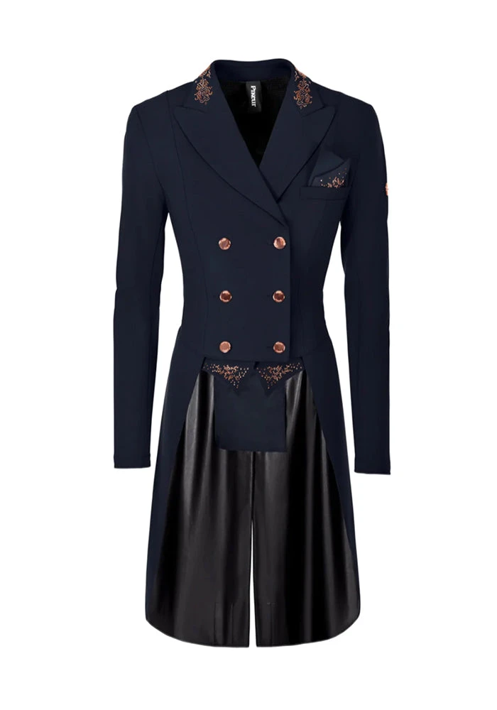 Pikeur Lilien Pure Rose Gold Ladies Dressage Tails Coat Shadbelly 3 Pikeur Lilien Pure Rose Gold Ladies Dressage Tails Coat Shadbelly