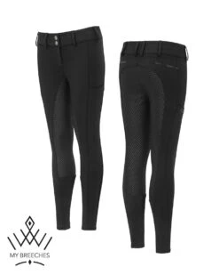 Pikeur Xenia Full Grip Children's Breeches -Pikeur Store PikeurXeniaFullGripChildren sBreechesBLACK