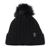 Pikeur Women's Hat With Rhinestones And Faux Fur Bobble FW22, Knitted Cap -Pikeur Store Pikeur M tze mit Strass und Fellimitatbommel black 1280x1280