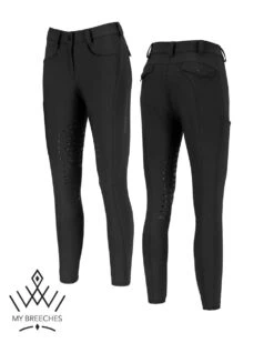 Pikeur Romy Knee Grip Ladies Breeches -Pikeur Store ROMYKNEEGRIPBLK
