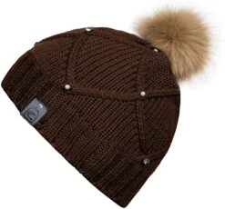 Pikeur Cavallo Libby Knitted Hat -Pikeur Store brown2