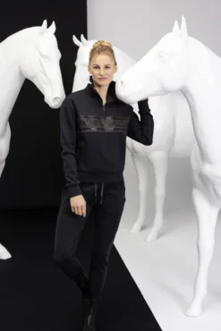 Pikeur Athleisure Zip Sweater Caviar