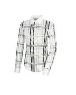 Pikeur Donna Ladies Plaid Blouse Shirt 4290