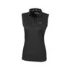 Pikeur Women's Polo Shirt Jarla SS23, Sleeveless -Pikeur Store pikeur poloshirt damen jarla FS23 black 02 1280x1280