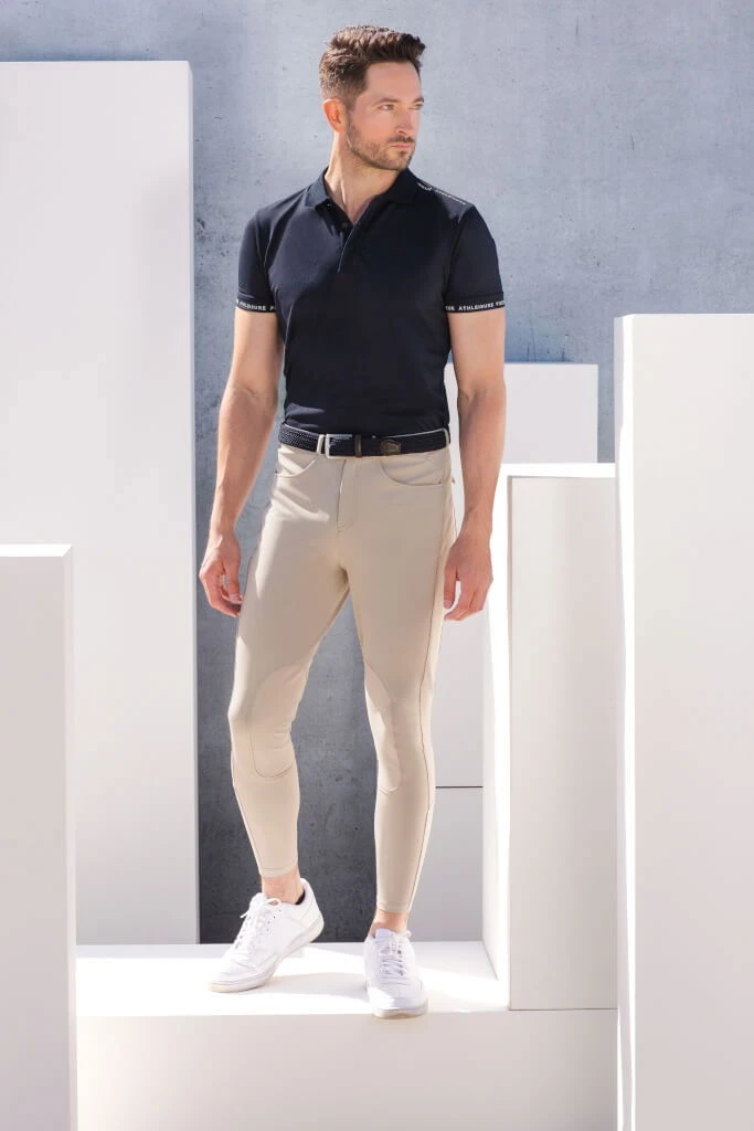 Pikeur Men's Polo Shirt Ties SS23, Short-sleeved 4 Pikeur Men's Polo Shirt Ties SS23, Short-sleeved - Image 2