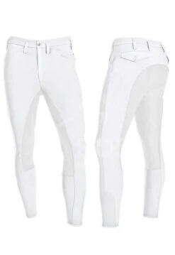 Pikeur Rossini II Full Grip Men's Breeches -Pikeur Store rossini grip white